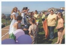Hunstanton Carnival Court, handing out medals, 2009