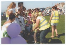 Meeting the Carnival Queen at Hunstanton Carnival, 2009