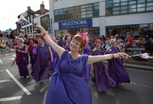 The Red Hat Society at the Lord Mayor's Street Procession, 2012
