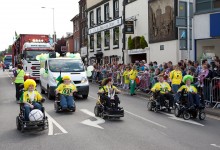 Norwich City Power Chair Football Club at the Lord Mayor's Street Procession, 2012