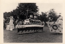 Boat made by Fred Denton at Northampton Carnival, 1952