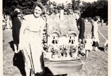 Connie Denton (née Gill) at Northampton Carnival, 1953