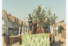 Robin Hood float at Caister-on-sea Carnival