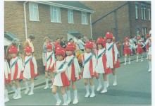 Members of the marching band at Caister-on-sea Carnival