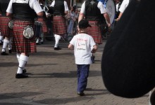 The Norwich Pipe Band at Lord Mayor's Street Procession, 2012