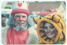 The King of Hearts and The Cheshire Cat at Caister-on-sea Carnival, c.1980s