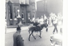 Donkey at Cromer Carnival, 1962