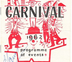 Cromer Carnival Programme, 1962