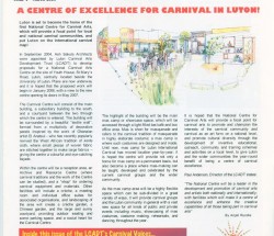 The UK Centre for Carnival Arts Newsletters & Publicity