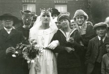 A 'Happy Couple' at the Albany Road Carnival, 1924