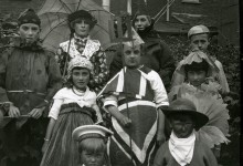Britannia and other characters at the Albany Road Carnival, 1924