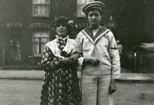 Character 'Couple' at the Albany Road Carnival, 1924