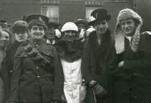 Characters at the Albany Road Carnival, 1924