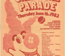 Carnival Programmes and booklet on Northamptonshire carnivals