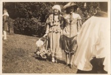 Dorothy Barnes and friend at Northampton Carnival 1930