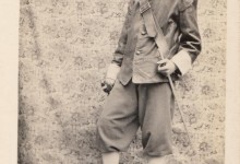 George Haynes in costume for Northampton Carnival 1930