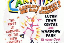 Flyer for the 2001 Luton Carnival