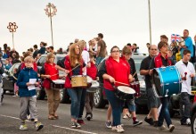 Drummers at Cromer Carnival 2012