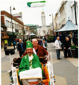 St Patrick's Day Parade, St Patrick in Club Erin Carriage