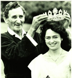 Crowning of Northampton Carnival Queen Lucy Thompson by Gordon Francis, 1993