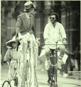 Bicycles at the Northampton Carnival, 1991