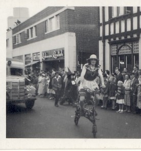 George Twiselton at Northampton Carnival, 1963