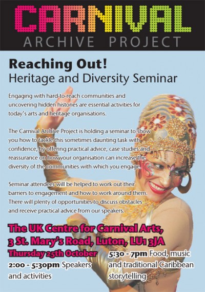 Reaching Out! Heritage and Diversity Seminar